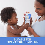 CeraVe Baby Eczema Relief Cream with 1% Colloidal Oatmeal & Vitamin E, 5oz | Baby Eczema Cream with Ceramides Helps Soothe and Calm Itchy Skin, Fragrance-Free, Developed with Pediatric Dermatologist