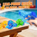 Mini Water Gun for Kids Toddler: 2 Pack Water Guns Soaker Squirts Blasters with Trigger for Boys Girls Bath Toys - Ideal Pool Toys Summer Outdoor Beach Fighting Play