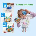 Rock Painting Kit- Glow in The Dark Rock Kit, Arts and Crafts for Kids Ages 6-12, Art Supplies Toy, Kids Craft Paint Kits, Arts & Crafts for Boys Girls Birthday Party Gift Toy