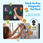JOYIN 12 Wooden Magnet Creativity Arts & Crafts Painting Kit for Kids, Decorate Your Own Painting Gift for Halloween Crafts, Birthday Parties and Family Crafts, Party Favors for Boys Girls