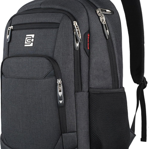 Volher Laptop Backpack,Business Travel Anti Theft Slim Durable Laptops Backpack,Water Resistant College Computer Bag for Women & Men Fits 15.6 Inch Laptop and Notebook - Black