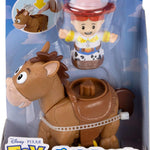 fisher-price little people toy story bobbin' bullseye horse & jessie figures for pretend play 18+ months kids