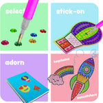 Dan&Darci diamond art kit for kids - gem painting - arts & crafts for ages 6-12 - creative gift ideas