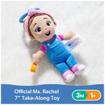 ms. rachel official sensory take-along baby swing and stroller teething toys for girls and boys 3 months-1+