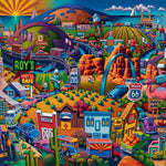 Buffalo Games Eric Dowdle Get Your Kicks on Route 66 Jigsaw Puzzle - 1000 Piece, Adult, 26.75 x 19.75 in - Puzzles for Adults - Includes Reference Poster - Relaxing Game Night Activity