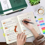 Lined Journal Notebook -365 Pages A5 Thick Journals for Writing Ruled Notebook, Hardcover Leather Journal for Women Men Daily Journal Notebook for Work, Note Taking, 100Gsm Lined Paper( 5.75'' X 8.38'' Green)