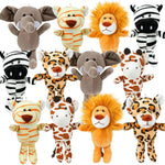 12 Pack Small Stuffed Animals Bulk, 4.5 Inch Mini Plush Toys, Treasure Box Toys for Classroom, Party Favors for Kids, Plush Keychain, Claw Machine Prizes, Baby Shower Decorations