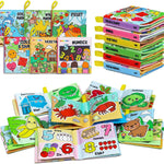 OKOOKO Soft Baby Books Set with 6 Themes for Newborns and Toddlers