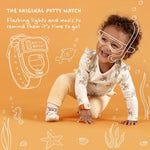 The Original Potty Watch Lights & Music Reminds Your Kiddo It's Time to Go | We Make Potty Training Fun! Water-Resistant, Plays Music & Lights Every 30, 60, or 90 Minutes. Pause for naps or night., Pink