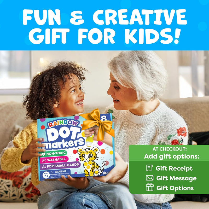Dot Markers For Toddlers 1-3 Washable Dot Art Paints For Kids Arts and Crafts