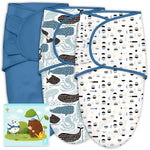 Cute Castle 3-Pack Baby Swaddle Sleep Sacks - Newborn Swaddle Sack - Ergonomic Baby Swaddles Blanket Warp for Boys and Girls - Baby Essentials (0-3 Months - Pink)