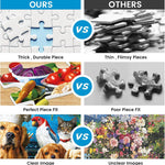 500 Piece Puzzles for Adults, Funny Puppy Animal Jigsaw Puzzles, Food Kitchen Jigsaw Puzzle, Animal Pet Lover Challenging Puzzles for Friends Family Activity Game Nights Gifts, 20.5×15 in