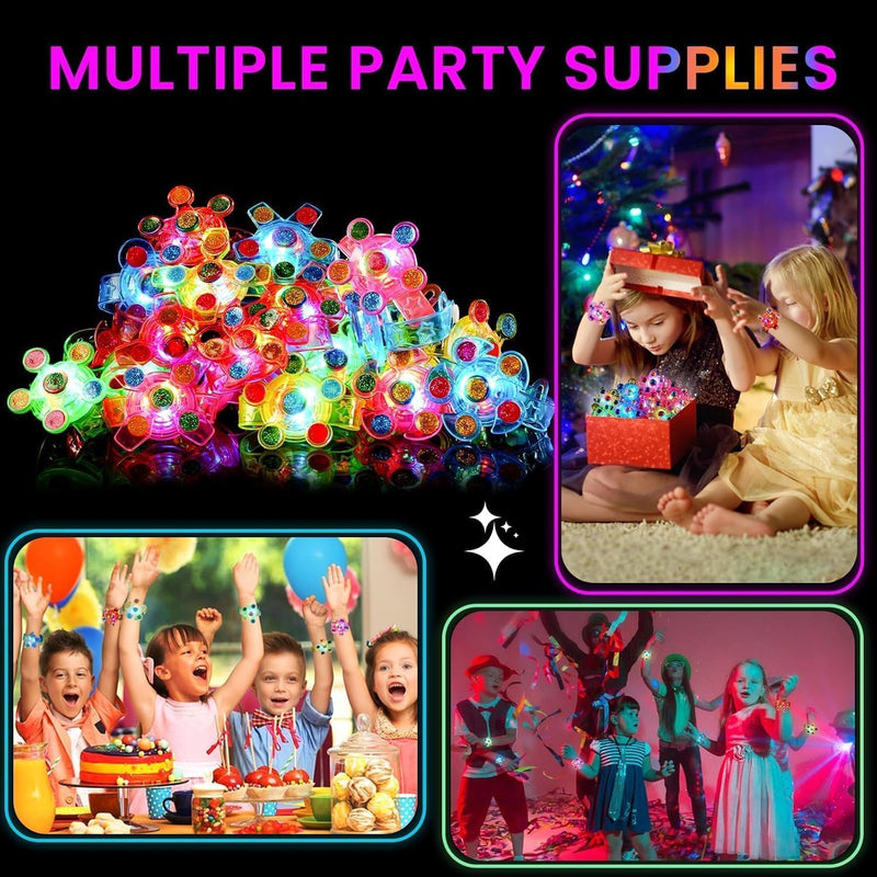 scione-24-pack-led-light-up-fidget-spinner-bracelets-for-kids-4-8-8-12