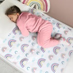 Hygge Sheets® Potty Training Pee Pads for Kids, Toddlers - 100% Waterproof, Non Slip Bed Wetting Pad for Twin Beds - Washable, Reusable Mattress & Sheet Protector - Dinosaur