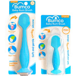 Bumco Baby Bum Brush - Flexible Diaper Cream Spatula Applicator (Blue) | BPA-Free Diaper bag essentials. Mom-invented butt paste spatula and diaper rash cream applicator. Soft, wipe-clean silicone.