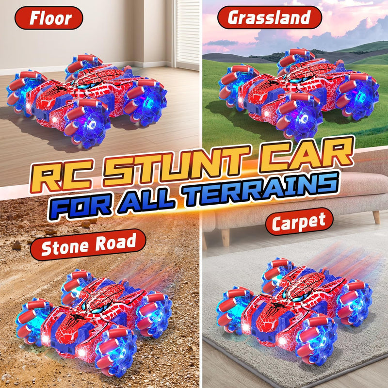 Spider Gesture Sensing Remote Control Car with 2.4GHz Hand Controlled Rechargeable RC Stunt Car