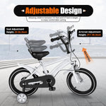 14 Inch Kids Bike with Training Wheels, Compact and Lightweight Design for Ages 2-12