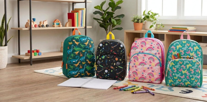 Trail maker 15 Inch Kids Backpacks for Boys & Girls | Preschool, Kindergarten, Elementary School Backpacks with Adjustable, Padded Straps (Stellar Space)