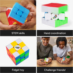Rubik’s 3x3 Magnetic Speed Cube for Fast Solves and Brain Teasers, Ages 8 & Up, Speed Cubing Toy