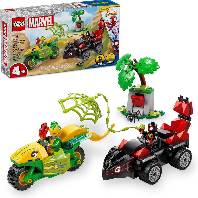 LEGO Marvel Team Spidey Web Spinner Headquarters Building Toy - Spidey Toys Playset