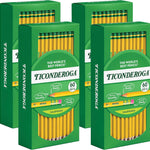 Ticonderoga Wood-Cased Pencils, Pre-Sharpened, 2 HB Soft, Yellow, 240 Count