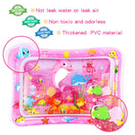 Yeeeasy Tummy Time Water Mat - Unique Pink Ocean Design for Baby Girls 3-12 Months