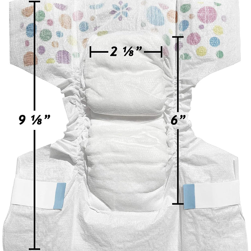 Baby Doll Diapers 32 Pack Refill for Baby Alive 10-14 Inch, Drink & Wet | Pail Buddies Award-Winning Doll Diapers, Secure Tabs Easy On Off, Absorbent, Ages 3+, Baby Alive Accessories, Pretend Play