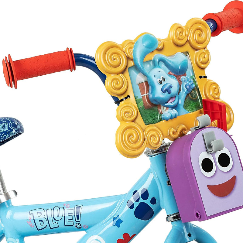 Nickelodeon Blue's Clues & You Kids Bike with Training Wheels and Fun Mailbox Storage