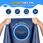 80" Non-Slip Splash Pad for Kids and Dogs, Premium Inflatable Slide with Anti-Slip Safety and Quick Inflation