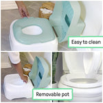 Ingenuity Prepare to Potty 3-in-1 System - Potty Training Toilet, Topper, Step Stool, Easy Setup, for Toddlers Ages 18 Months+