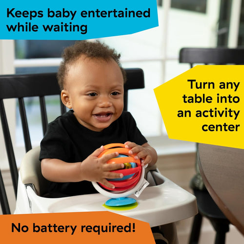 Baby Einstein Sticky Spinner BPA-Free High Chair Activity Toy for Ages 3 Months+