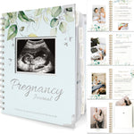 Pregnancy Journal for First Time Moms Gifts - 90 Pages Hardcover (Alpine) | Pregnancy Memory Book, Beautiful & Cute Baby Book Keepsake, Ultrasound Baby Scrapbook, Mom To Be Gift
