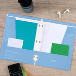 Five Star 4-Pocket Folder, 6 Pack, Paper Folder, Fits 3-Ring Binders, Holds 8-1/2" x 11" Paper, Assorted Colors (38058)