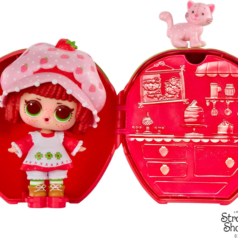 LOL Surprise Loves The World of Strawberry Shortcake Tots with Scented Dolls, Pets, and Transforming Strawberry House Playset – Gift for Kids Ages 4+