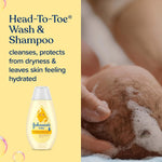 Johnson's Baby First Touch Baby Essentials Gift Set with Body Wash & Shampoo, Body Lotion, & Zinc Oxide Diaper Rash Paste for Baby's Delicate Skin, Hypoallergenic, No Added Parabens or Dyes, 3 Items