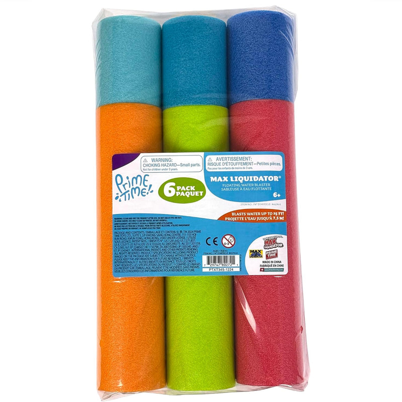 Max Liquidator 6-Pack Water Blaster Set, Multicolor