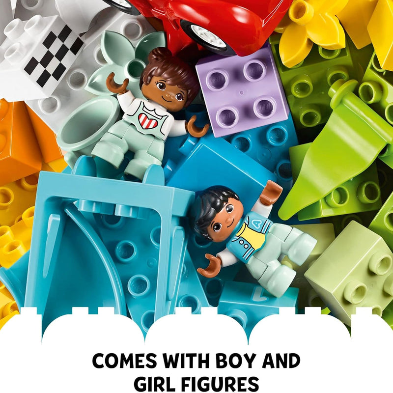LEGO DUPLO Classic Deluxe Brick Box Building Blocks - Learning & Educational Toys for Toddlers, Preschool, Ages 1.5+ Years - Gift for Birthdays - Develop Fine Motor Skills - 10914