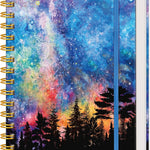 Lined Spiral Notebook Journal for Women, 150 Pages Cute Notebooks 5.75” x 8.38”, A5 Hardcover Spiral Journals with 100 GSM Thick Paper, College Ruled Notebook for Writing Work School, Autumn Tree