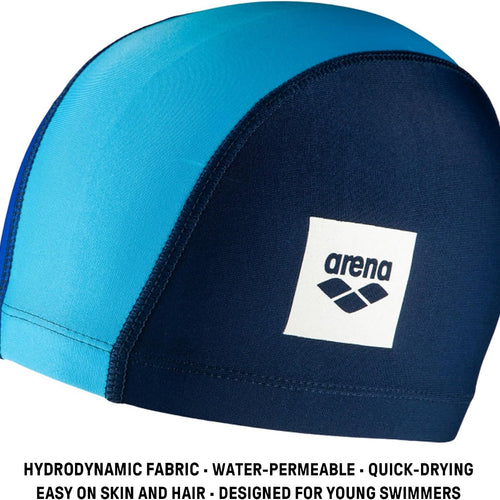 Arena Arena Junior Unix II Kids’ Fabric Swim Cap for Boys and Girls Ages 6 to 12