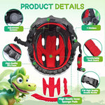 Toddler/Kids Bike Helmet Set with Adjustable Helmet and Protective Gear for Boys and Girls