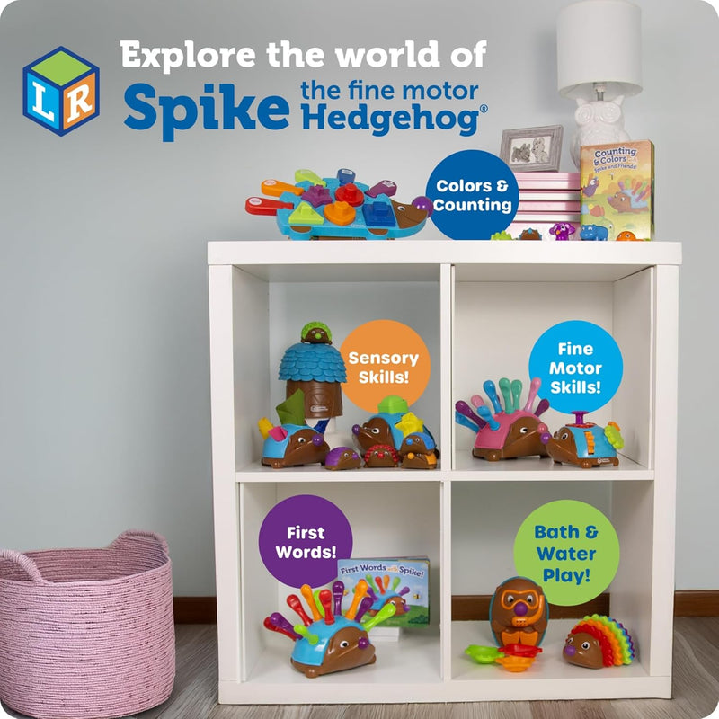 Learning Resources Spike The Fine Motor Hedgehog, Toddler Montessori Toy, Stacking Shape, Gifts For Boys And Girls
