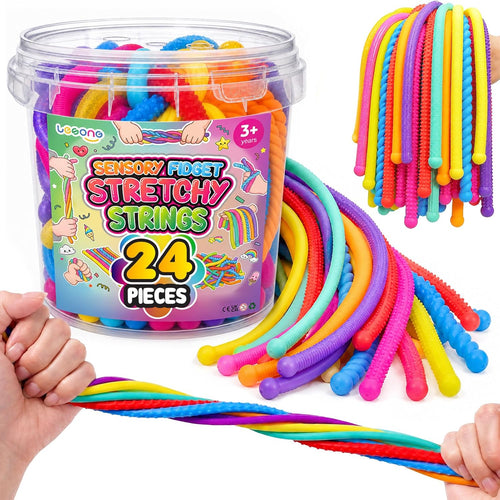 Sensory Autism Toys for Kids - Textured Stretchy Fidget Toys for Stress - Sensory Toys Special Needs for Autistic Toddlers Boys Girls Easter Baskets Stuffers Gifts, Treasure Prizes Classroom