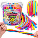 Sensory Autism Toys for Kids - Textured Stretchy Fidget Toys for Stress - Sensory Toys Special Needs for Autistic Toddlers Boys Girls Easter Baskets Stuffers Gifts, Treasure Prizes Classroom