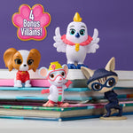 Disney Jr. SuperKitties Kittydale Figure Set with Accessories, 15-Pieces, Collectible Figurines, Toy for Fans, Girls, Kids, Ages 3 and Up by Just Play