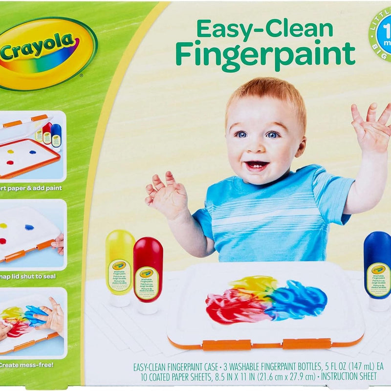 Crayola Spill Proof Paint Set (8ct), Washable Toddler Paint Kit | Screen Free Activity, Arts & Crafts Kit for Kids, Painting Gift for Toddlers, Ages 3+