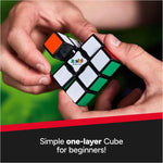 Rubik’s Cube, Edge, 3x3x1 Cube for Beginners, Single Layer Puzzle Problem-Solving STEM Toy, Problem-Solving Brain Teaser, Easter Basket Stuffer, Fidget Toy for Ages 8 & Up
