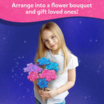 Skillmatics Poke-in Art – Flower Bouquet, Wood Craft Kit, Gift for Kids | Mess-Free, DIY Room Decor, Fine Motor Skills, Pretend Play, Screen-Free Travel Activity, Girls & Boys Ages 4, 5, 6, 7, 8, 9
