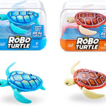 Robo Alive Robo Turtle Robotic Swimming Turtle (Green + Pink) by ZURU Water Activated, Comes with Batteries, Exclusive (2 Pack)