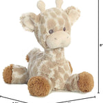 Aurora® Snuggly Loppy Giraffe™ Baby Stuffed Animal - Comforting Companion - Imaginative Play - Brown 8 Inches