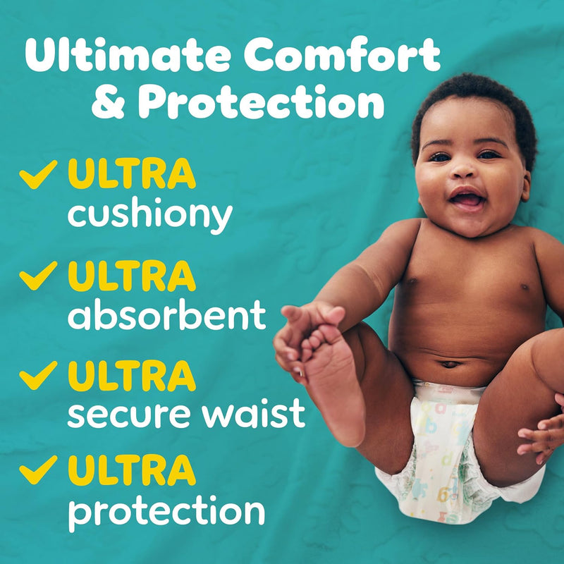 Pampers Diapers - Baby Dry - Size 6, 144 Count, Absorbent Disposable Infant Diaper (Packaging May Vary)